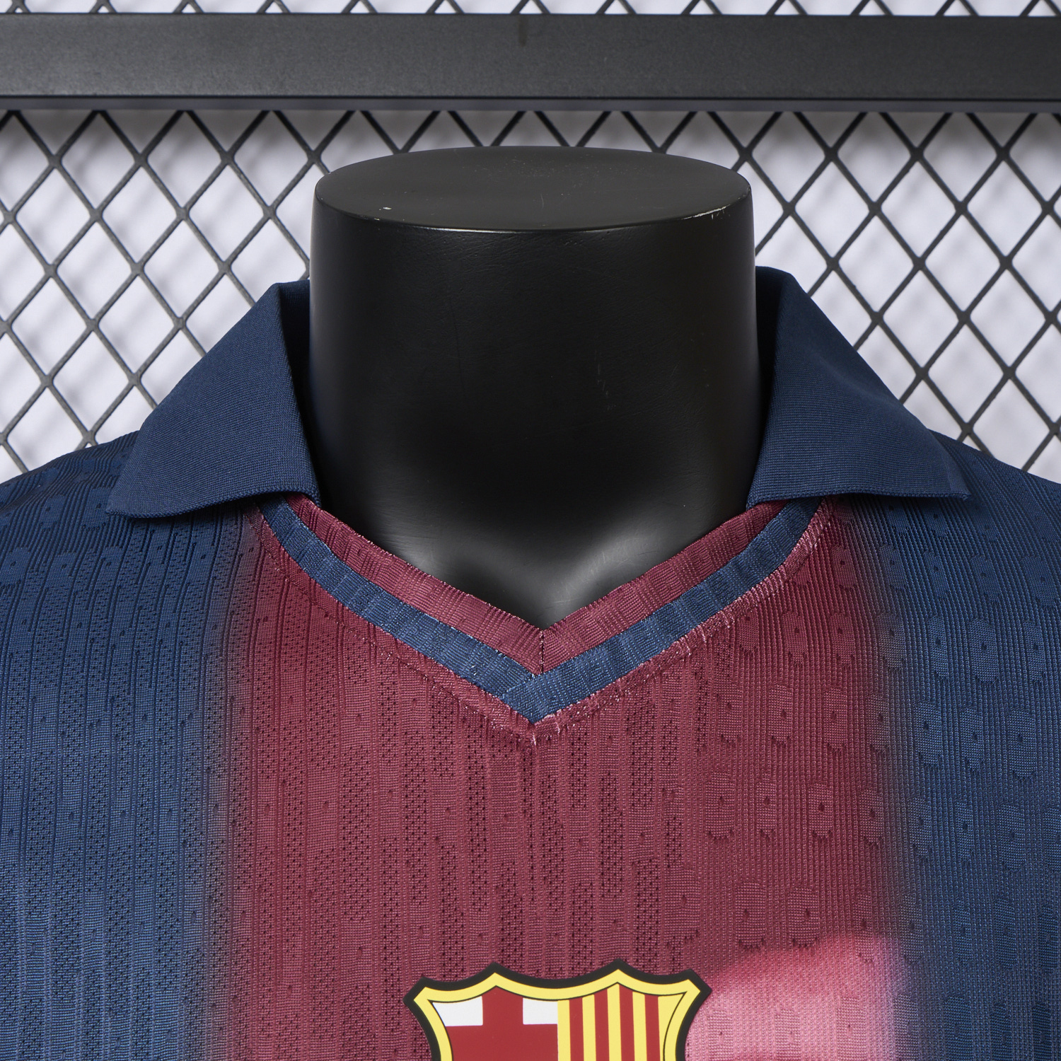 foot-Barcelona x Travis Scott 2000-01 Home Retro Style Skeleton Jersey - Player Version