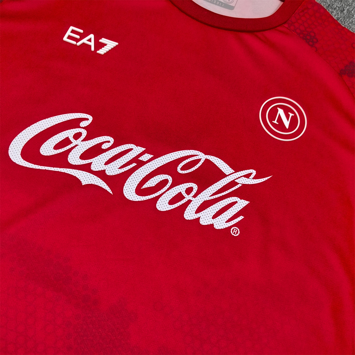 foot-Napoli 24-25 Red Pre-Match Training Jersey - Fans Version