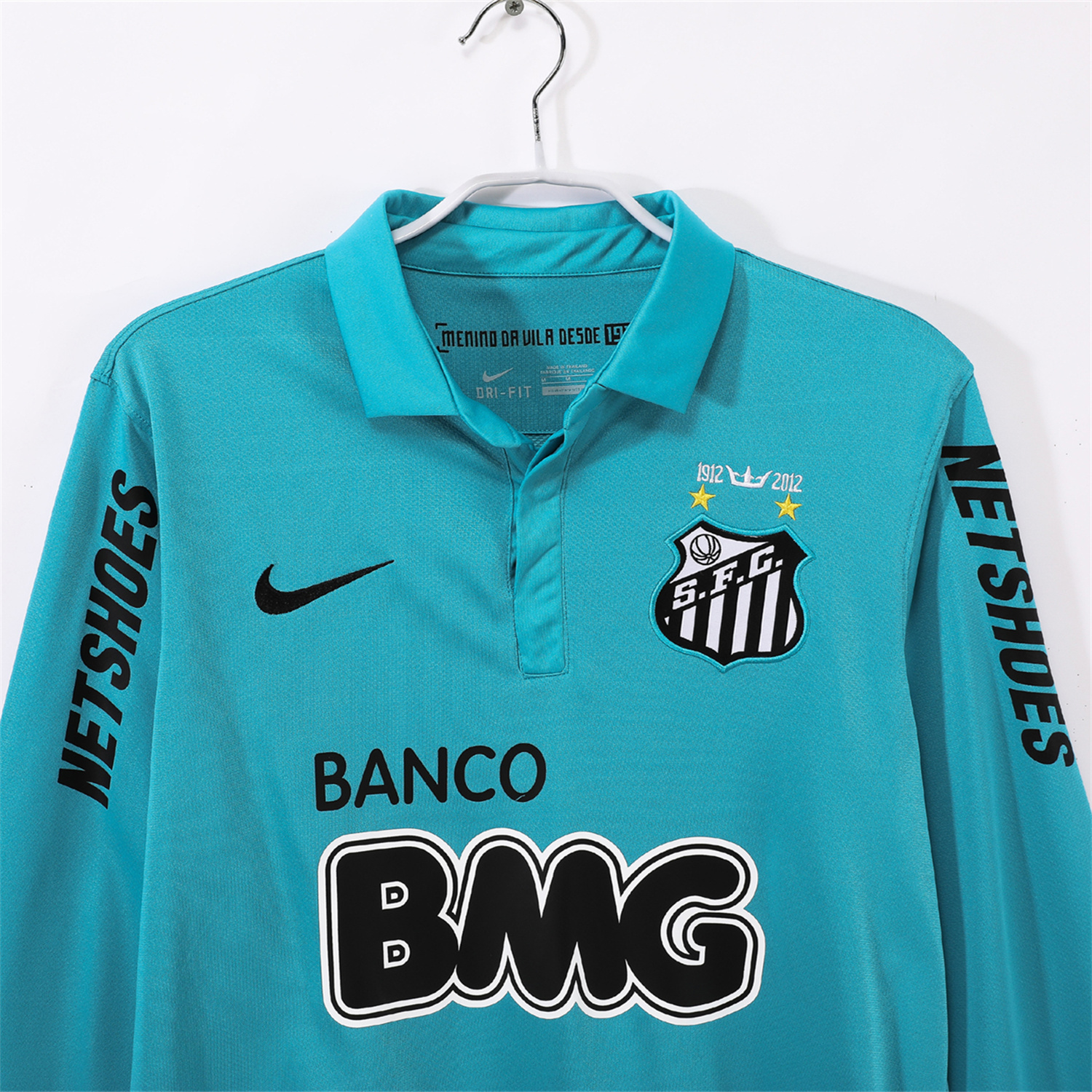foot-Retro Santos 2012 Third Long Sleeve Jersey