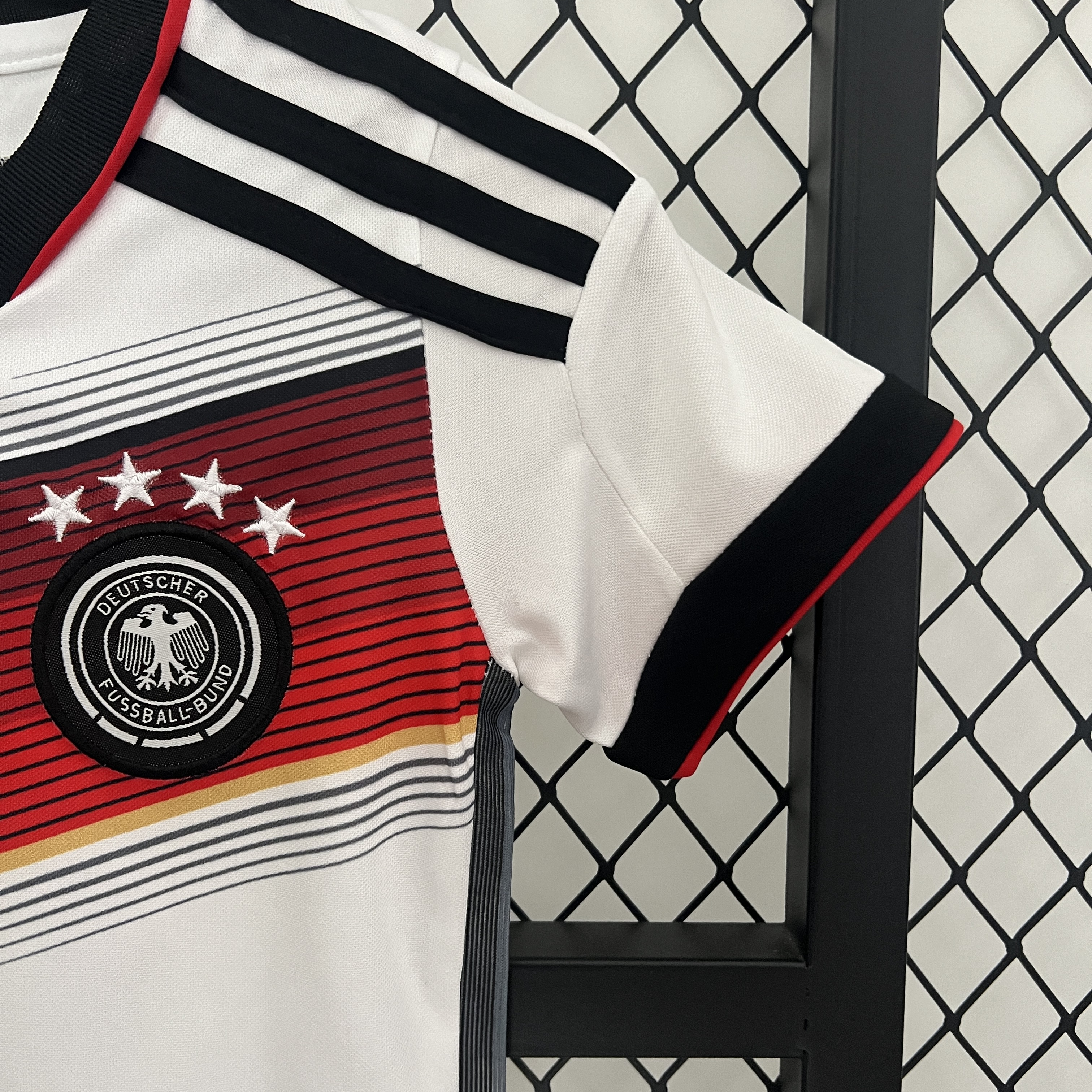ManixJersey.com | Retro Germany 2014 Home Stadium Kids Kit -Customize Name, Number and Patch | Worldwide Shipping