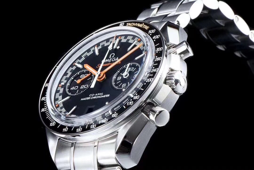 Omega Speedmaster 44.25mm Black Dial Black Bezel Steel Strap 329.30.44.51.01.002