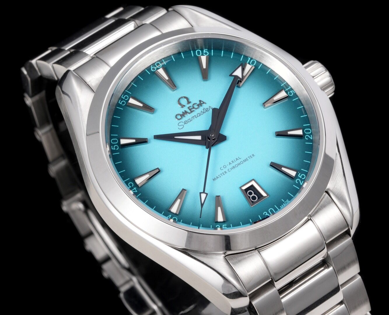 Omega Seamaster Aqua Terra 150M 41mm Turquoise Dial Steel Bezel 220.10.41.21.03.006