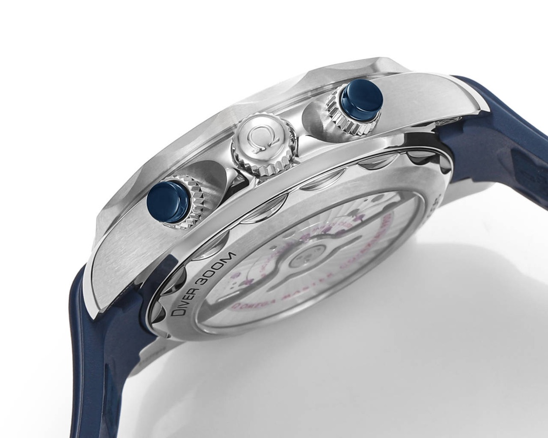 Omega Seamaster 300m 44mm Blue Dial Blue Bezel Blue Rubber Strap 210.30.44.51.03.001