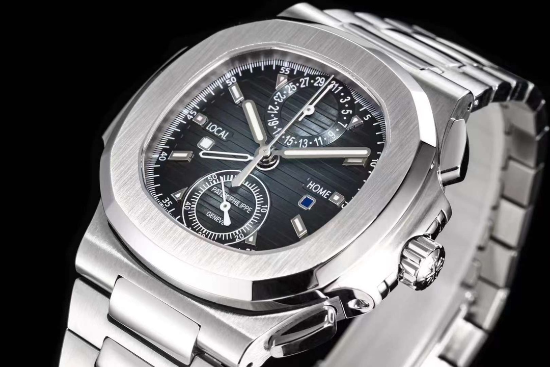 Patek Philippe Nautilus 40.5mm Black Dial Steel Bezel 5990/1A-001