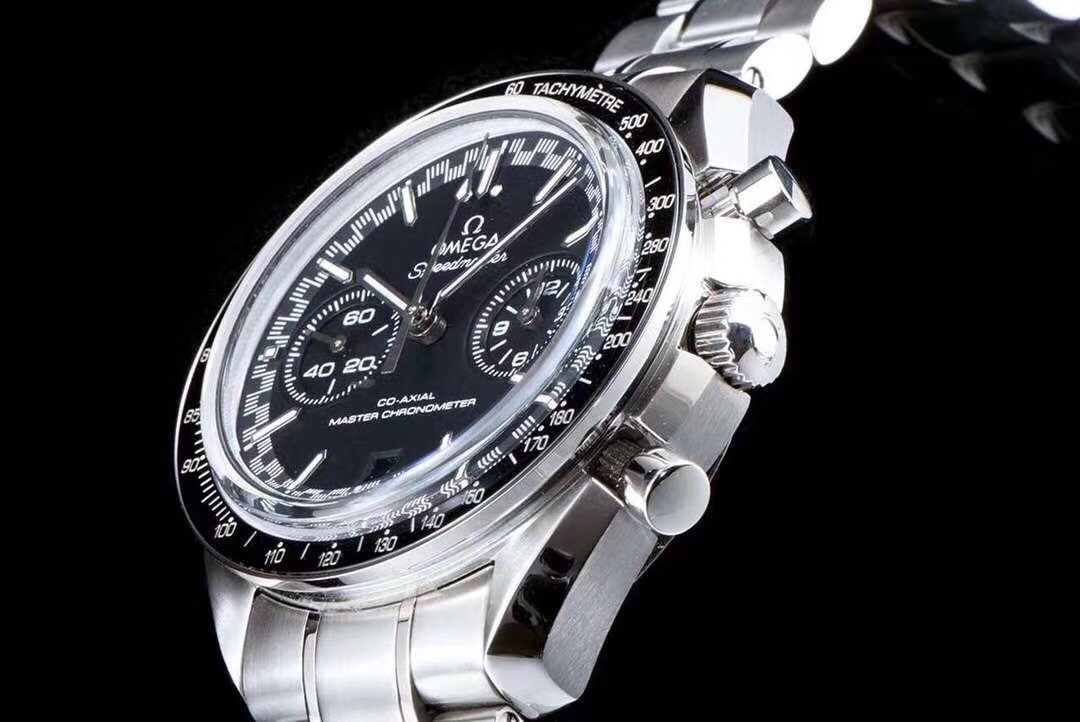 Omega Speedmaster 44.25mm Black Dial Black Bezel Steel Strap 329.30.44.51.01.004