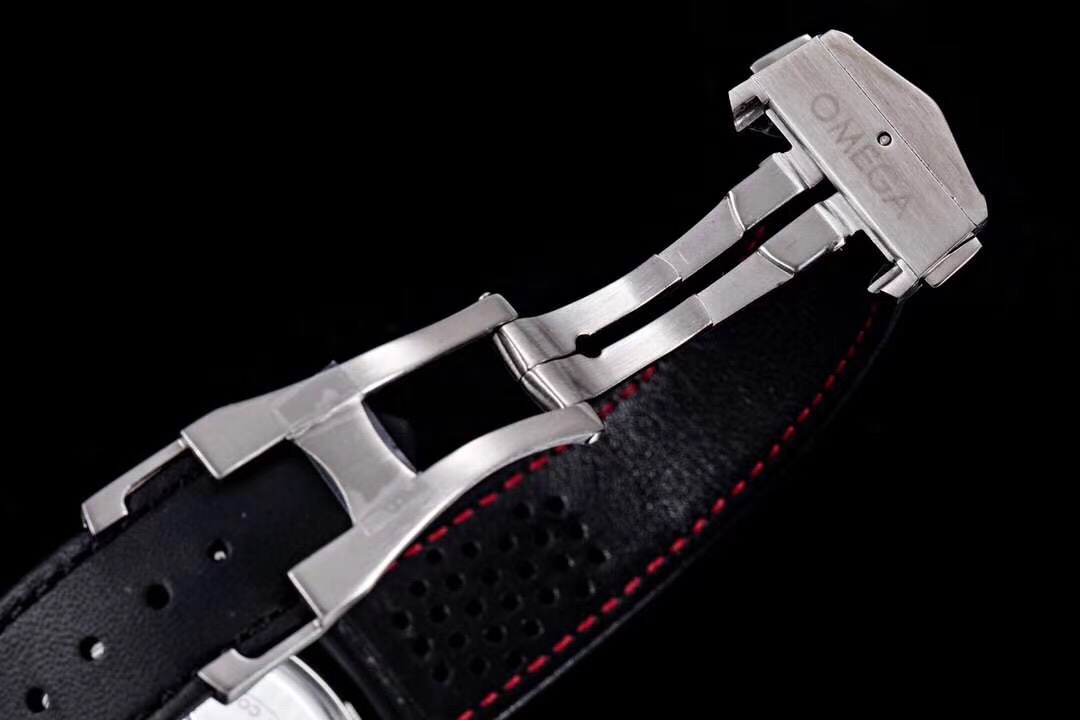 Omega Speedmaster 44.25mm Black Dial Black Bezel Black Leather Strap 329.33.44.51.01.001