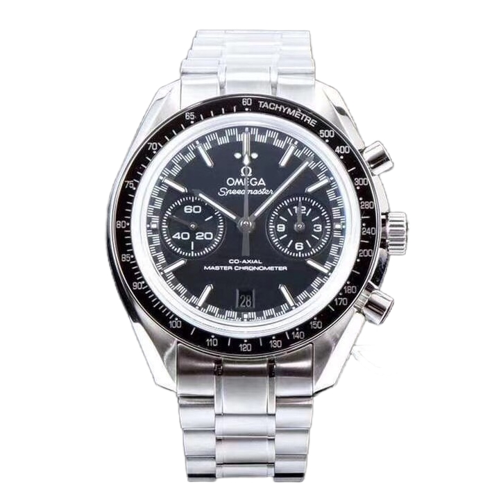 Omega Speedmaster 44.25mm Black Dial Black Bezel Steel Strap 329.30.44.51.01.004