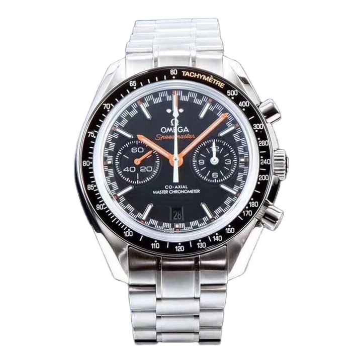 Omega Speedmaster 44.25mm Black Dial Black Bezel Steel Strap 329.30.44.51.01.002