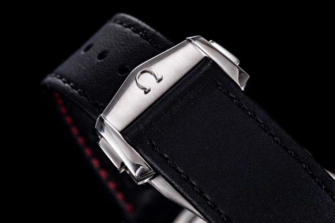 Omega Speedmaster 44.25mm Black Dial Black Bezel Black Leather Strap 329.33.44.51.01.001