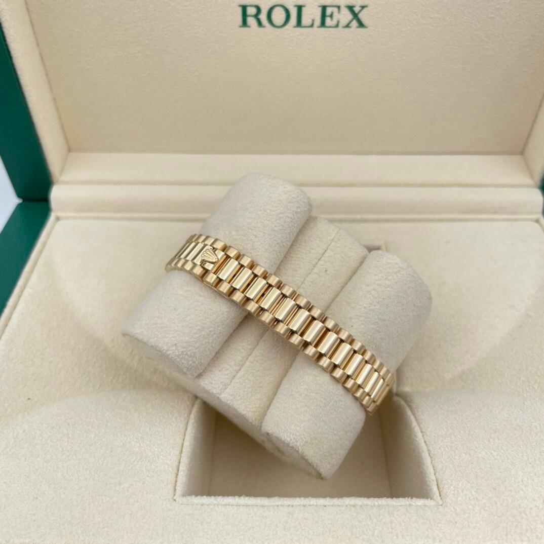 Rolex Datejust 31mm White Diamond Dial Yellow Gold Bezel 278278-1010 Woman Ladies