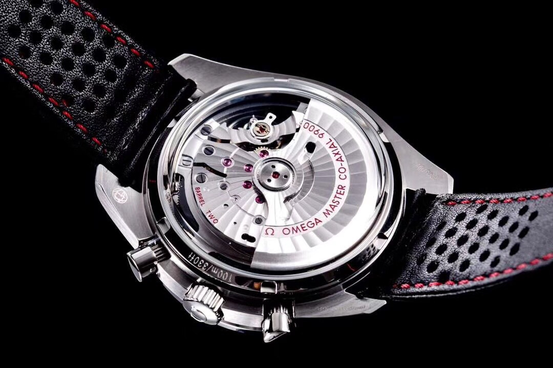 Omega Speedmaster 44.25mm Black Dial Black Bezel Black Leather Strap 329.33.44.51.01.001