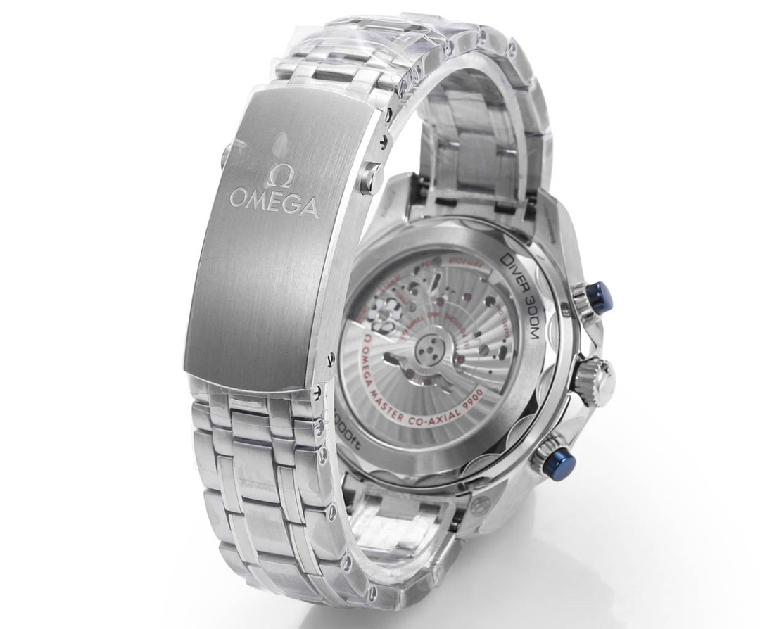 Omega Seamaster 300m 44mm Blue Dial Blue Bezel Steel Strap 210.30.44.51.03.001