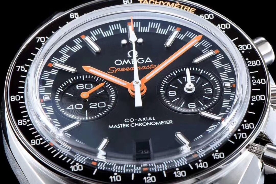 Omega Speedmaster 44.25mm Black Dial Black Bezel Steel Strap 329.30.44.51.01.002