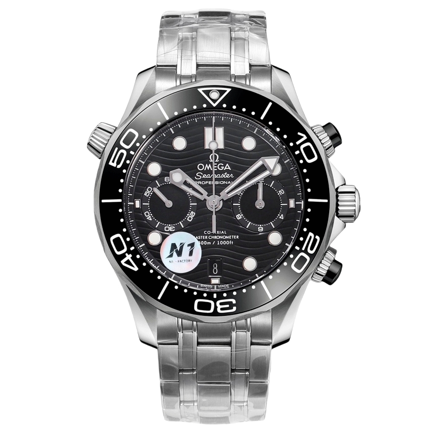 Omega Seamaster 300m 44mm Black Dial Black Bezel Steel Strap 210.30.44.51.01.001