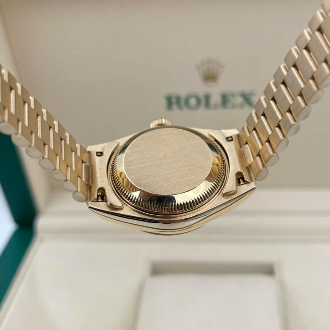 Rolex Datejust 31mm White Diamond Dial Yellow Gold Bezel 278278-1010 Woman Ladies