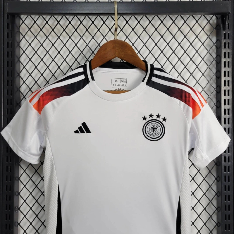 ManixJersey.com | Germany 2024 Home Stadium Kids Kit -Customize Name, Number and Patch | Worldwide Shipping