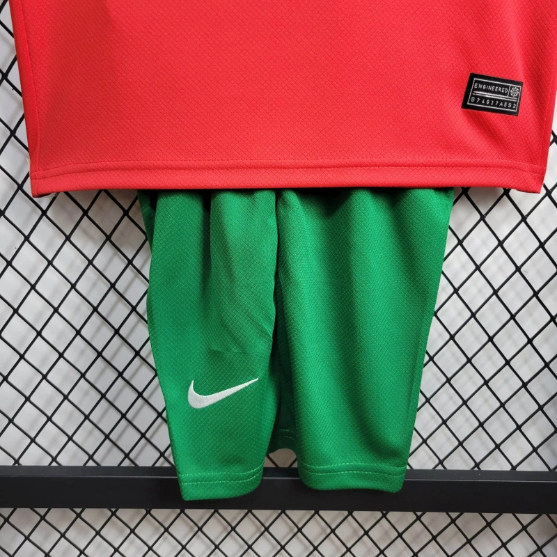 SIUjerseys-Portugal 2024 Home Stadium Kids Kit