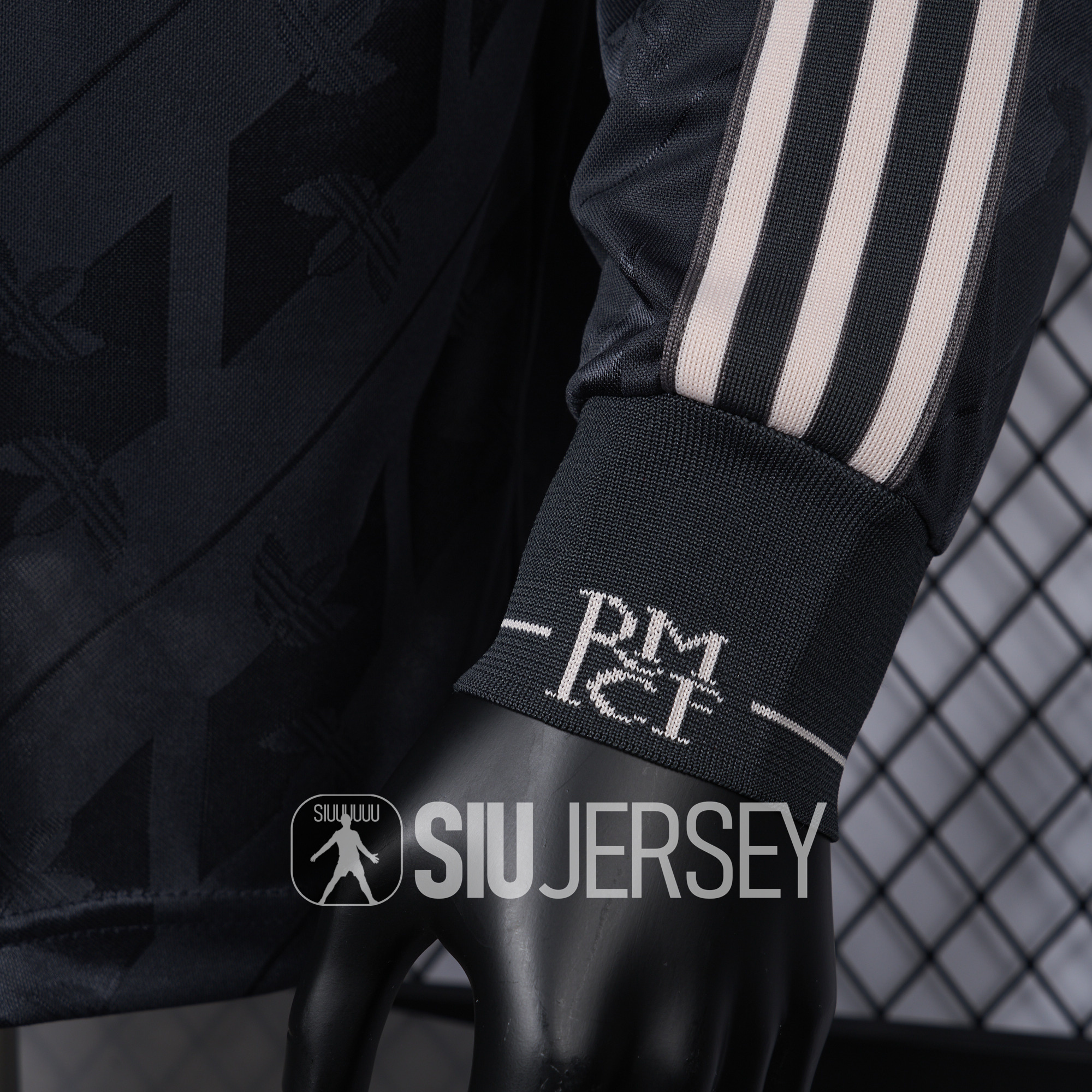 SIUjerseys-Real Madrid 24-25 Originals LFSTLR Long Sleeve Charcoal Jersey - Player Version