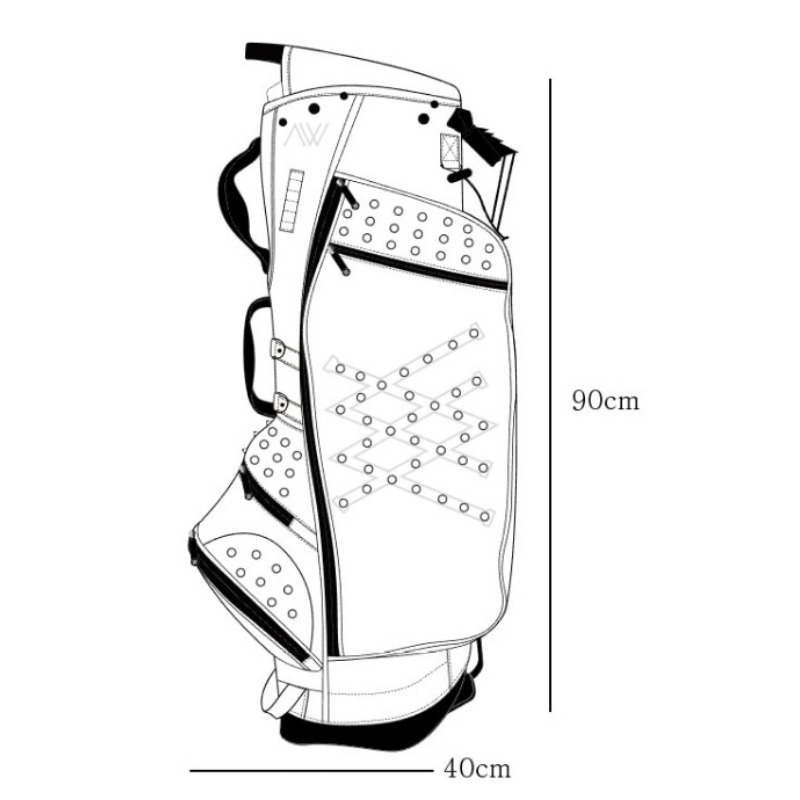 TITLESIT TAYLORMADE G/FORE GOLF BAG