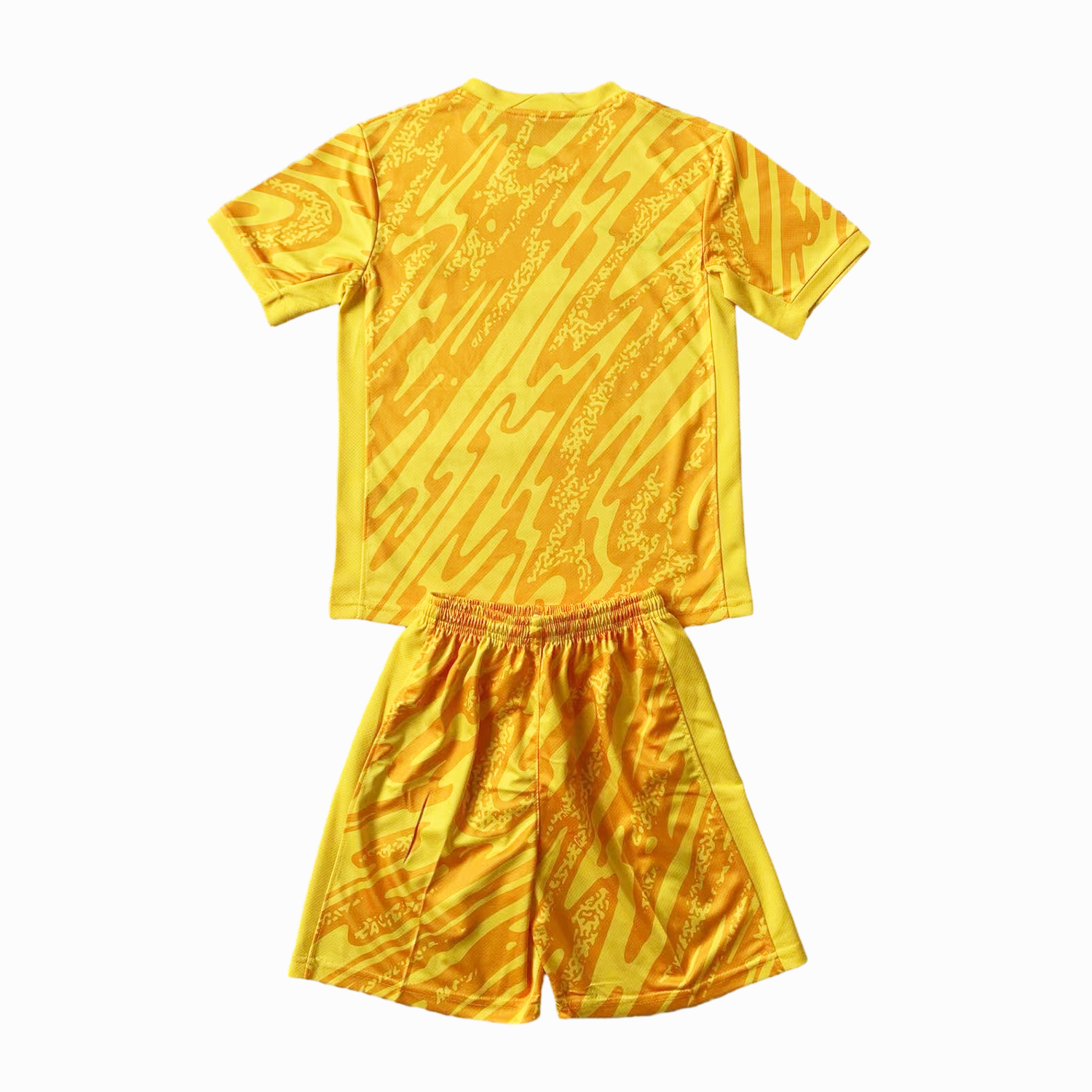SIUjerseys-Portugal 2024 Goalkeeper Kids Kit - Yellow