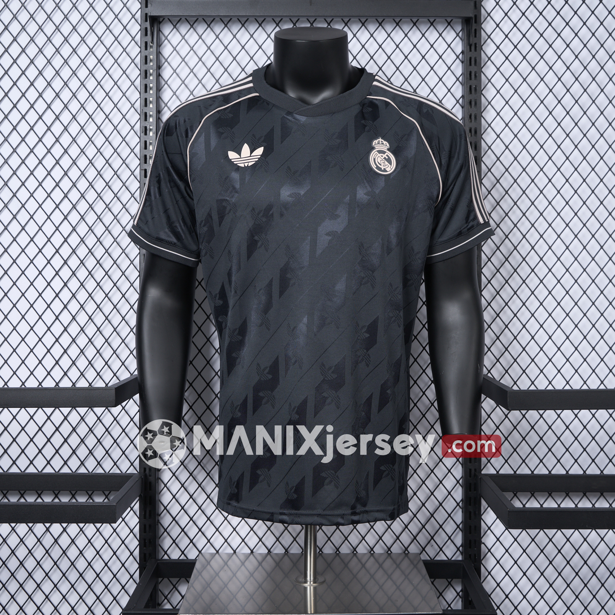 ManixJersey.com | Real Madrid 24-25 Originals LFSTLR Jersey Charcoal - Player Version -Customize Name, Number and Patch | Worldwide Shipping