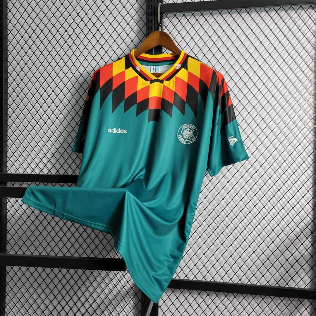 ManixJersey.com | Retro Germany 1994 Away Stadium Jersey -Customize Name, Number and Patch | Worldwide Shipping