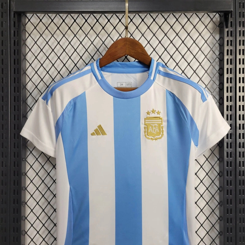 unitedfutballjersey-Argentina 2024 Home Stadium Kids Kit