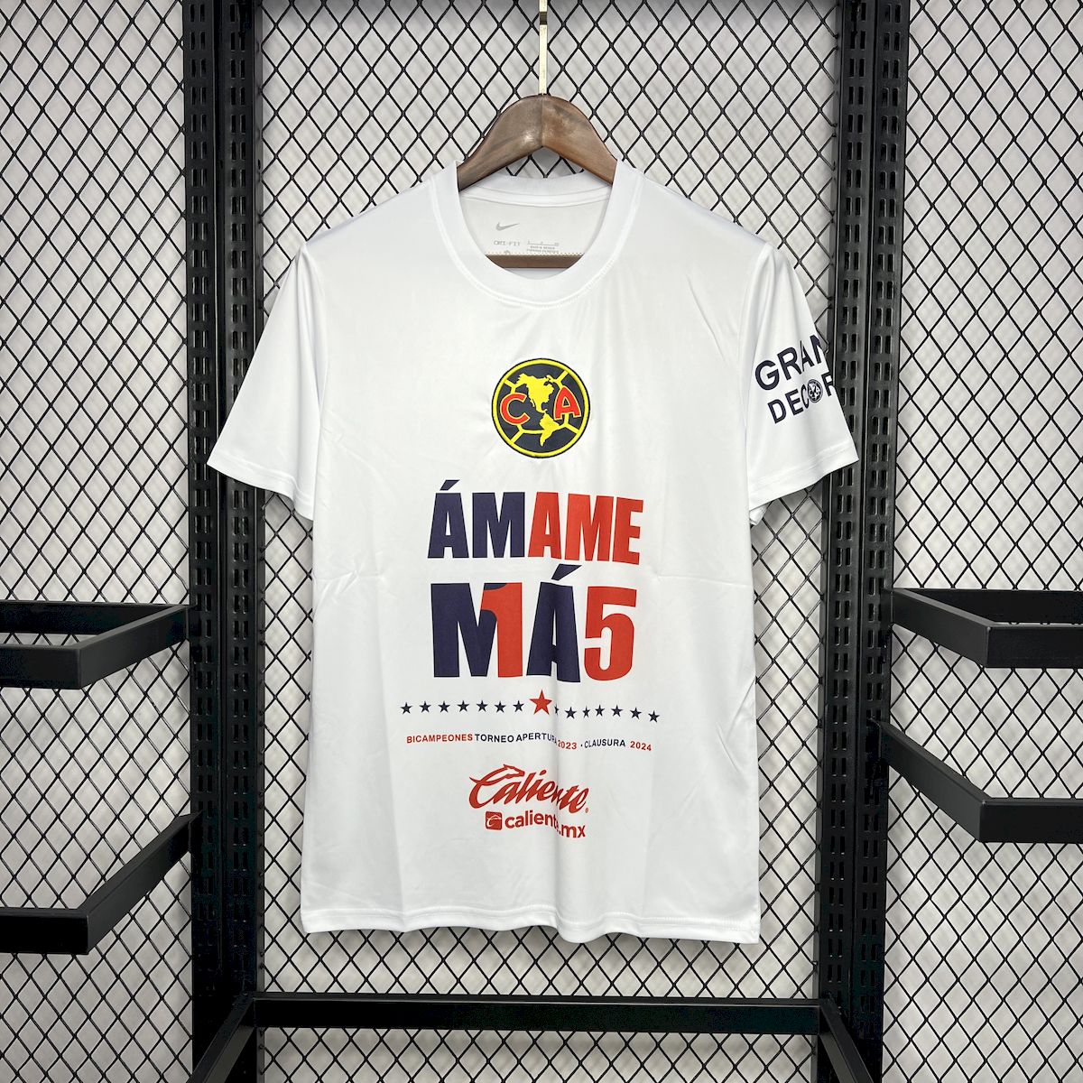 ManixJersey.com | Club América 24-25 15 Champions White Commemorative Edition White Jersey -Customize Name, Number and Patch | Worldwide Shipping