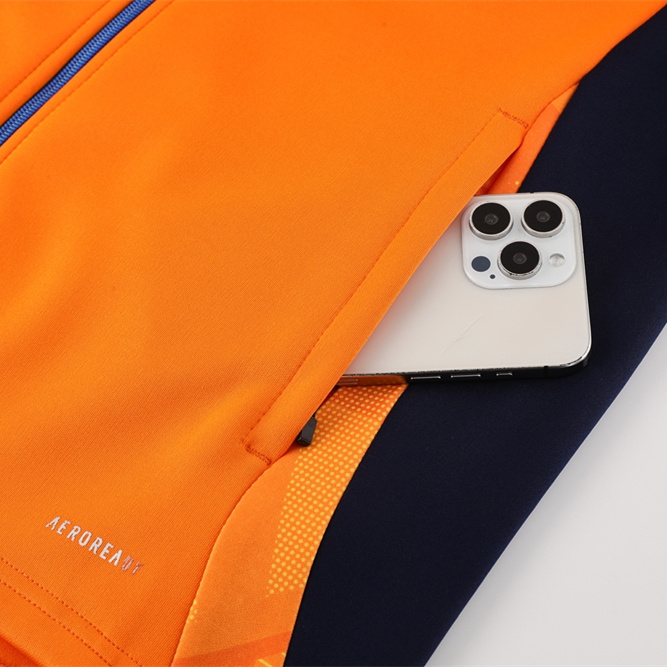 JerseysGala.com | Juventus 24-25 Jacket Training Tracksuit - Orange -Customize Name, Number and Patch | Worldwide Shipping