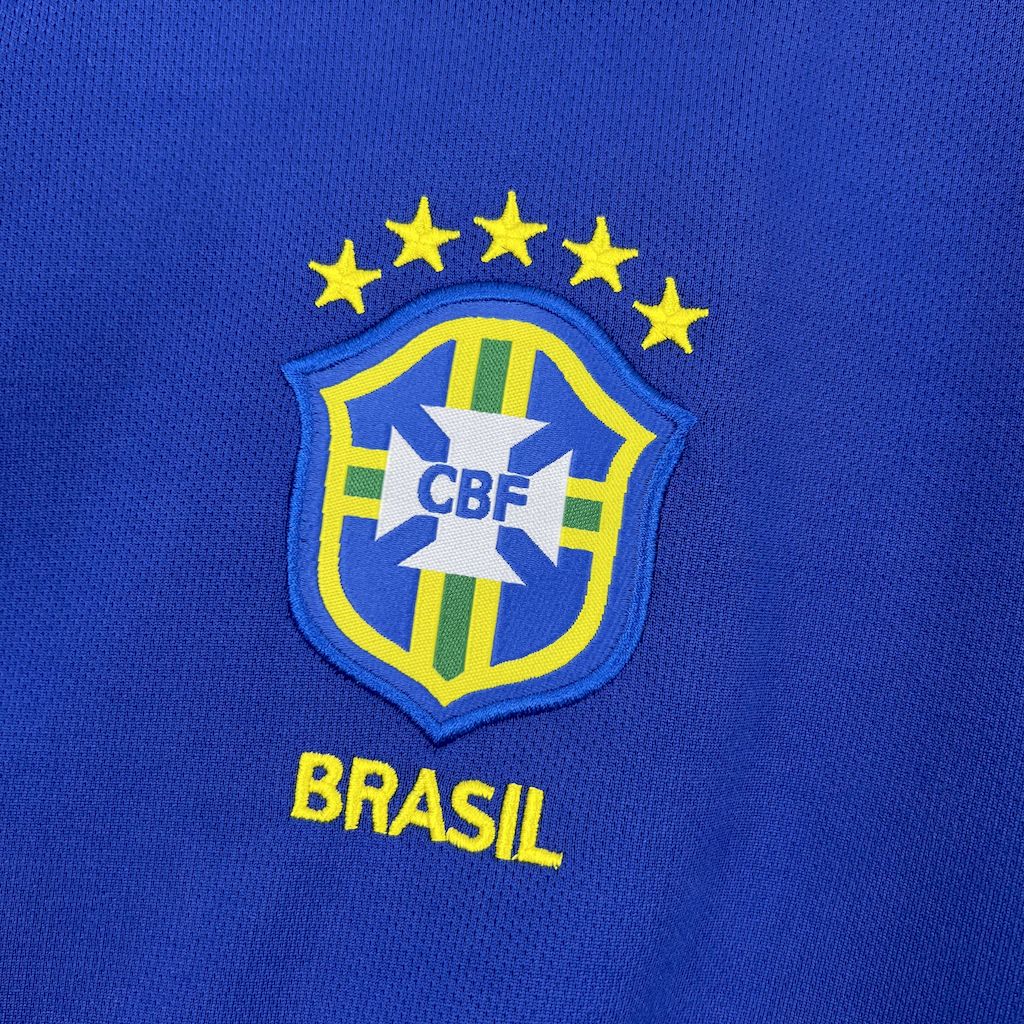 ManixJersey.com | Retro Brazil 2004 Away Jersey -Customize Name, Number and Patch | Worldwide Shipping