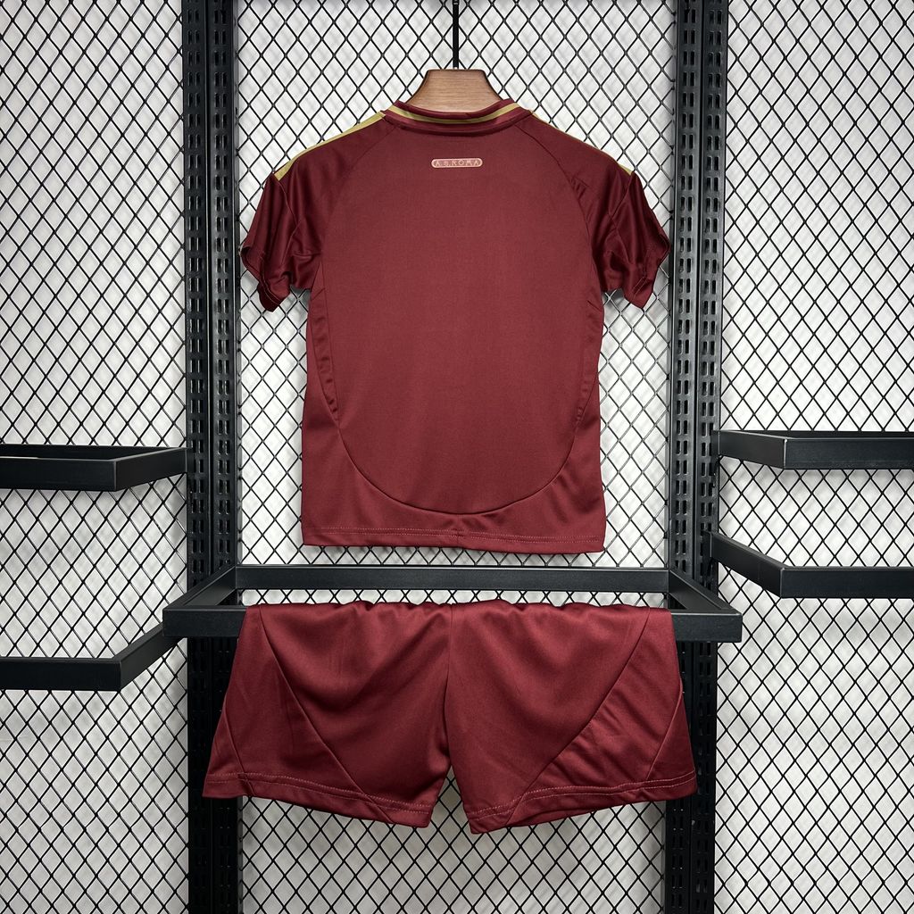 ManixJersey.com | AS Roma 24-25 Home Stadium Kids Kit -Customize Name, Number and Patch | Worldwide Shipping