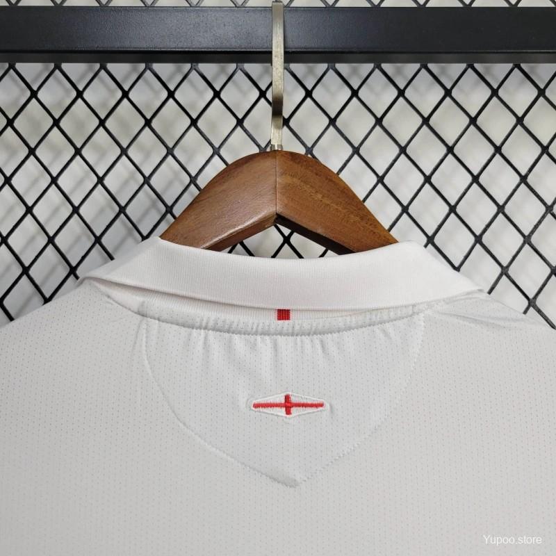 foot-Retro England 2006 Home Stadium Jersey