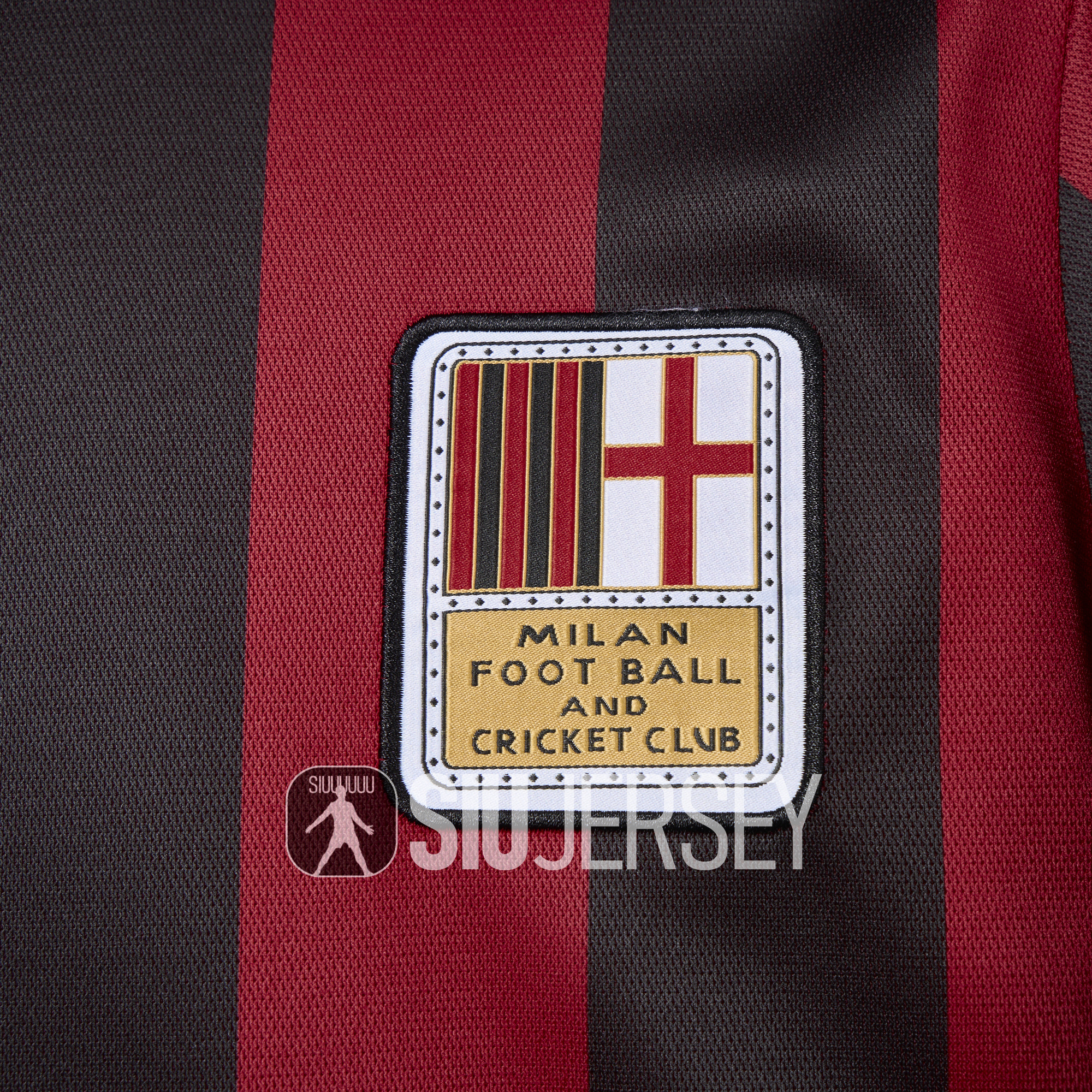 SIUjerseys-AC Milan 24-25 125th Anniversary Long Sleeves Red Jersey - Fans Version