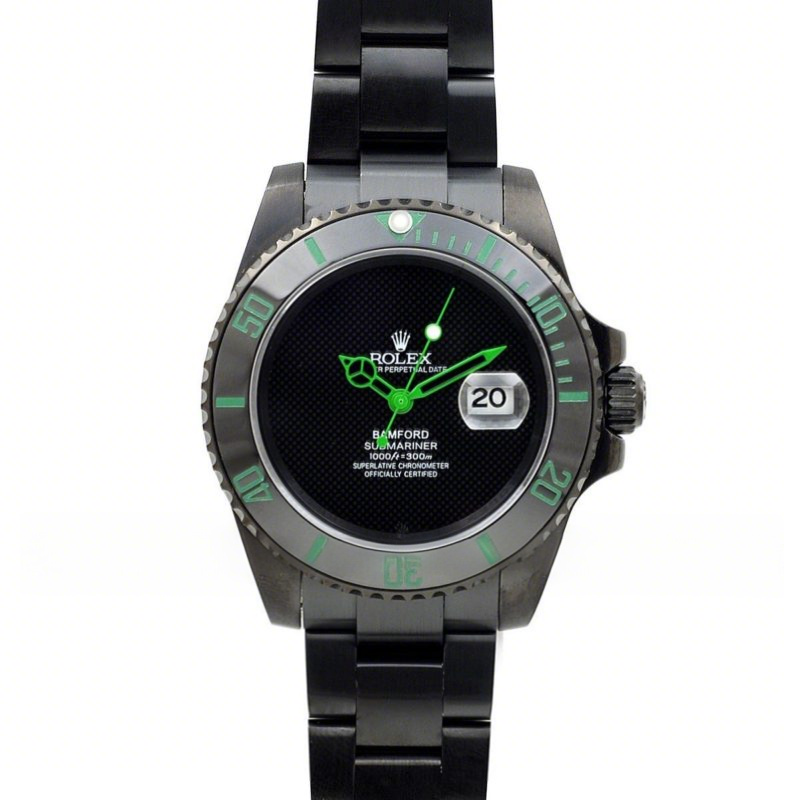 Rolex Bamford Submariner Ceramic Date Spirit (Green)-fasswatch