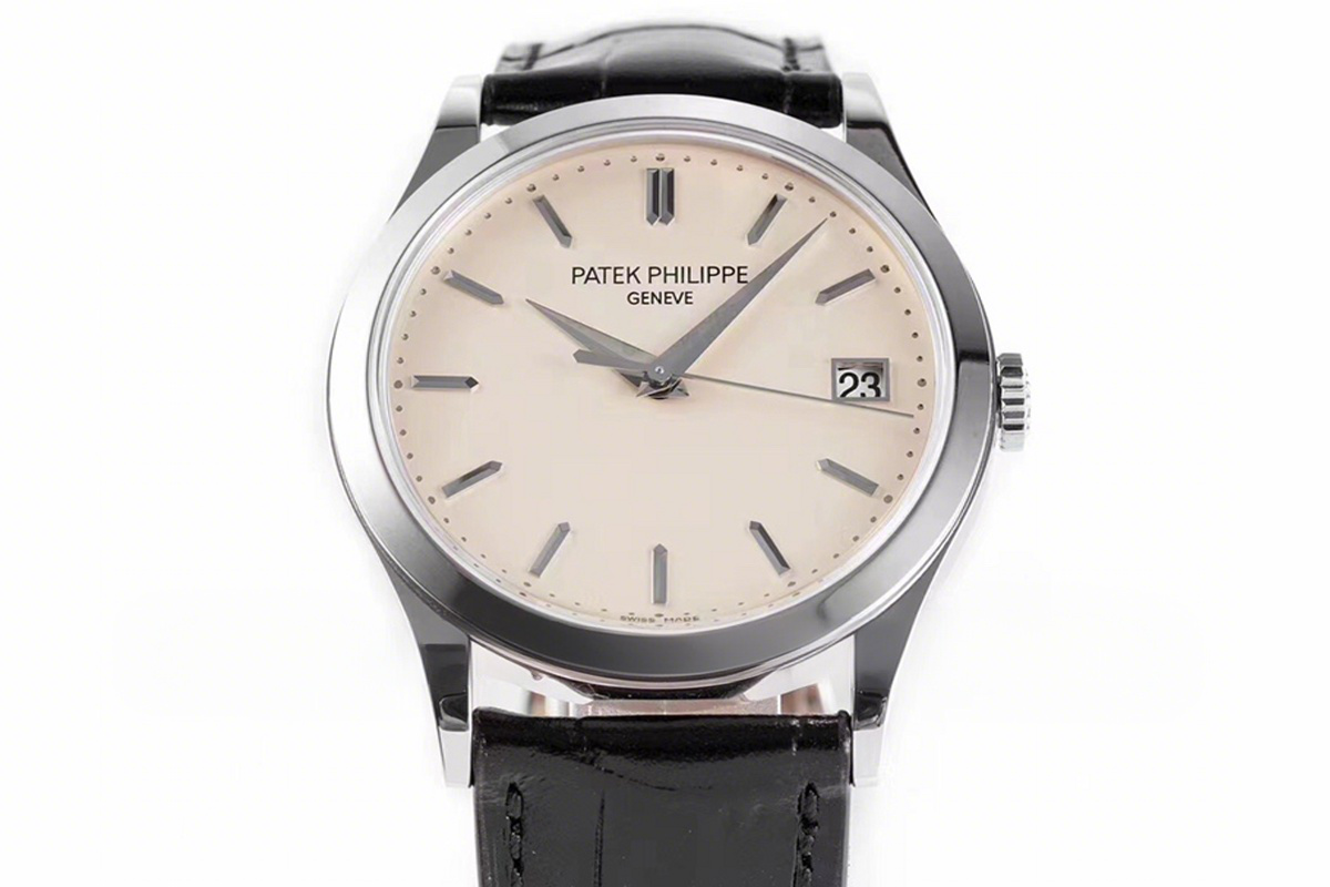 Patek Philippe Calatrava 5296G White Dial in White Gold-fasswatch
