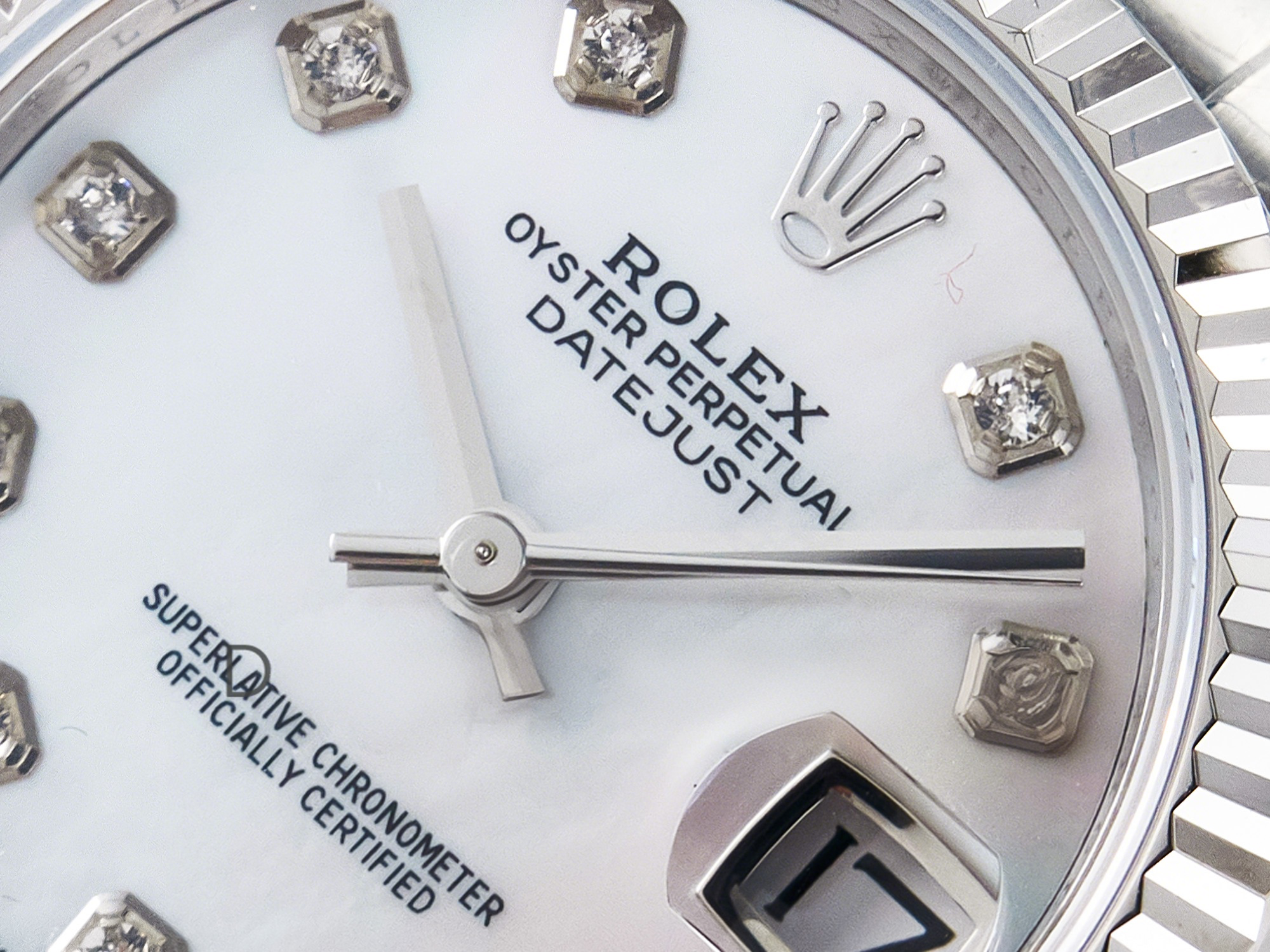 Rolex DateJust 31 278274 ARF 1:1 Best Edition 904L Steel White MOP Diamonds Dial on SS Oyster Bracelet ETA 2688-fasswatch