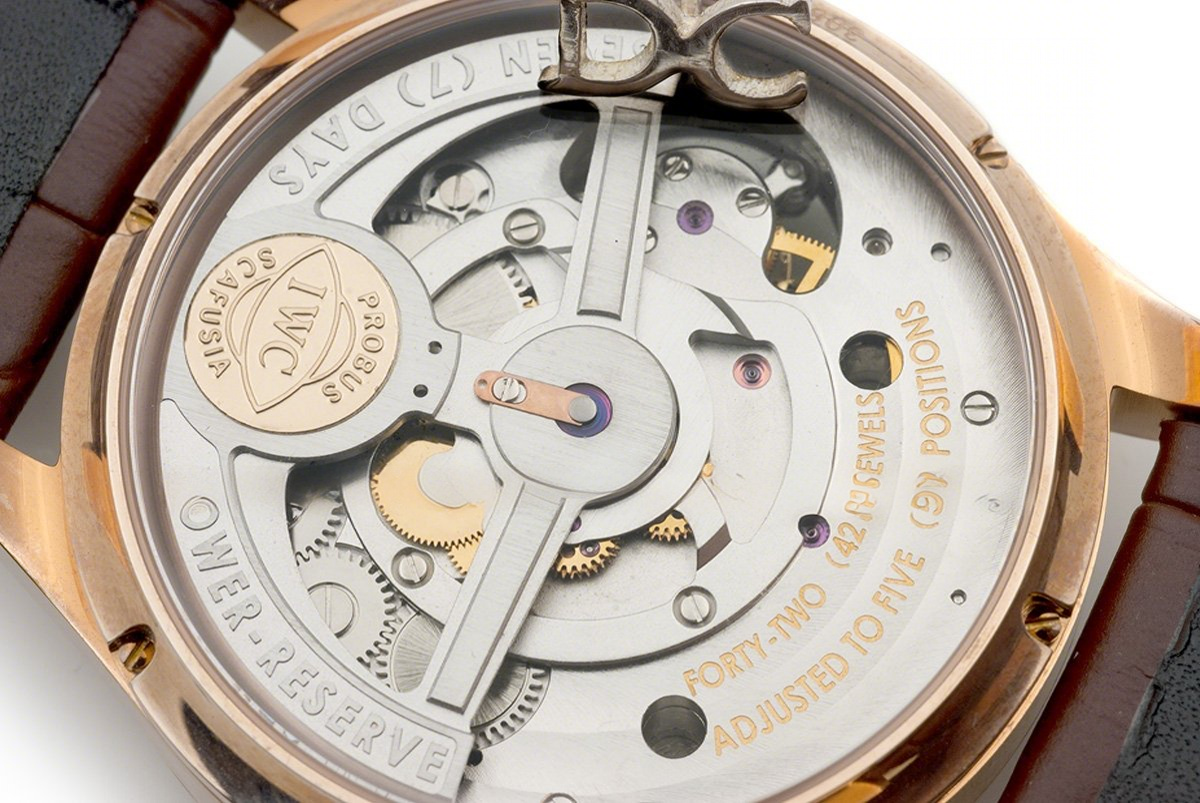 IWC Portuguese Regulator Tourbillon IW5446 Grey Dial in Rose Gold-fasswatch