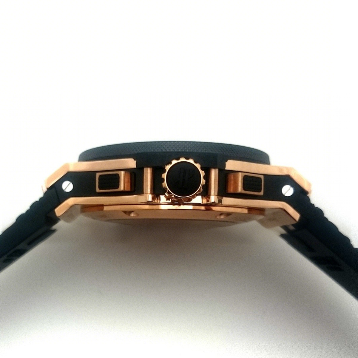 Hublot Big Bang Chronograph Carbon Dial in Rose Gold-fasswatch