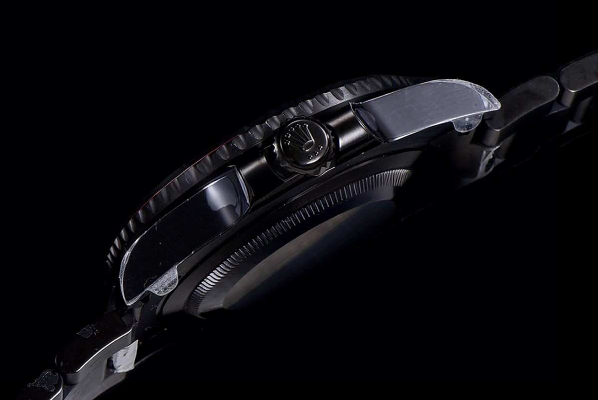 Rolex GMT Master II 116710 Titan Black “Revenge” BLNR Black Dial in DLC-fasswatch