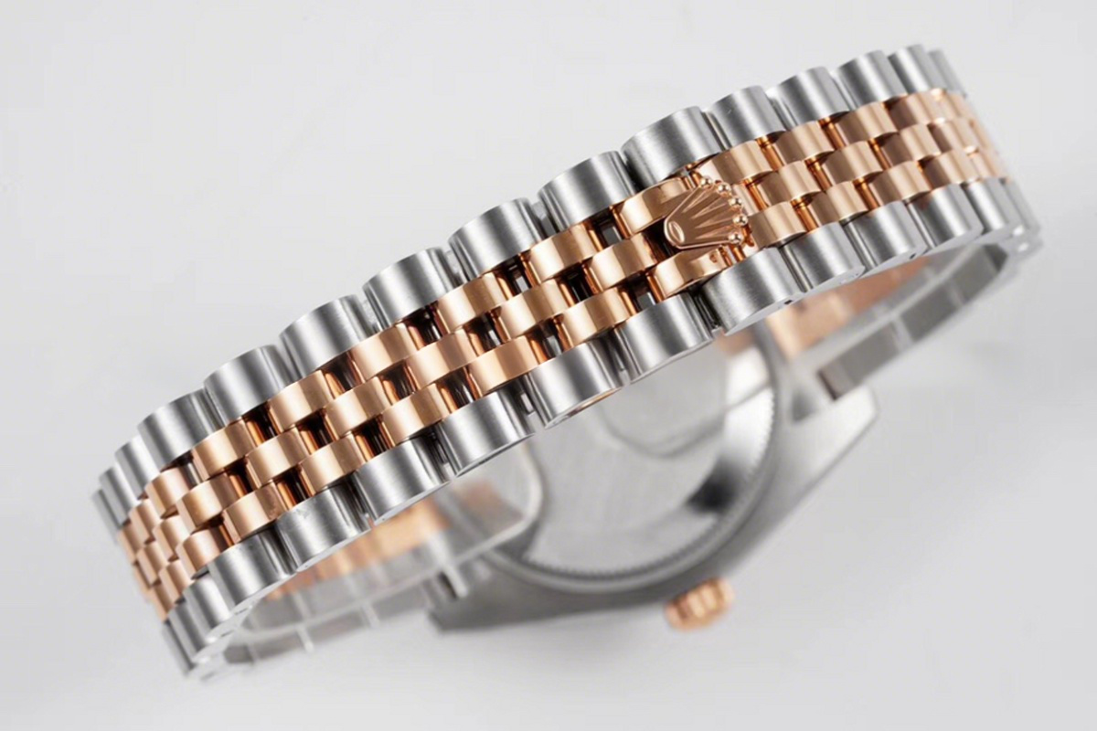Rolex Datejust 31 278271 Silver Dial Diamond Markers in Everose Gold/Steel-fasswatch
