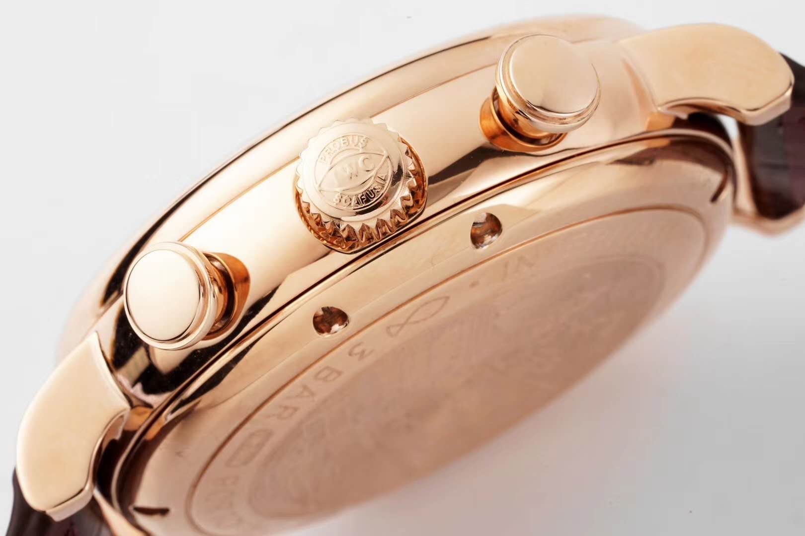 IWC Portofino Chronograph IW391025 Edition “150 Years” White Dial in Rose Gold-fasswatch