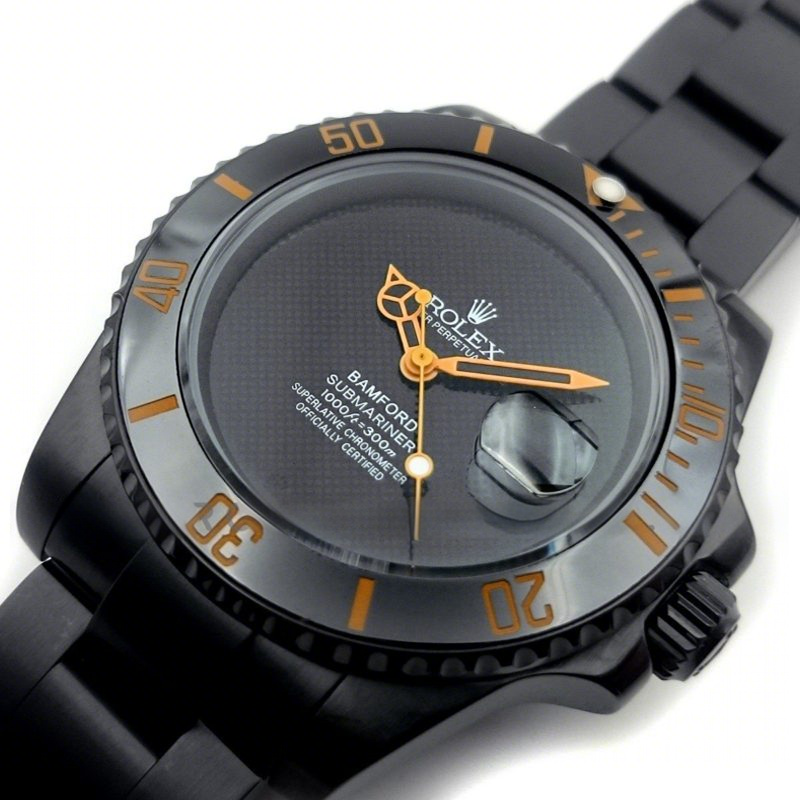 Rolex Bamford Submariner Ceramic Date Spirit (Orange)-fasswatch