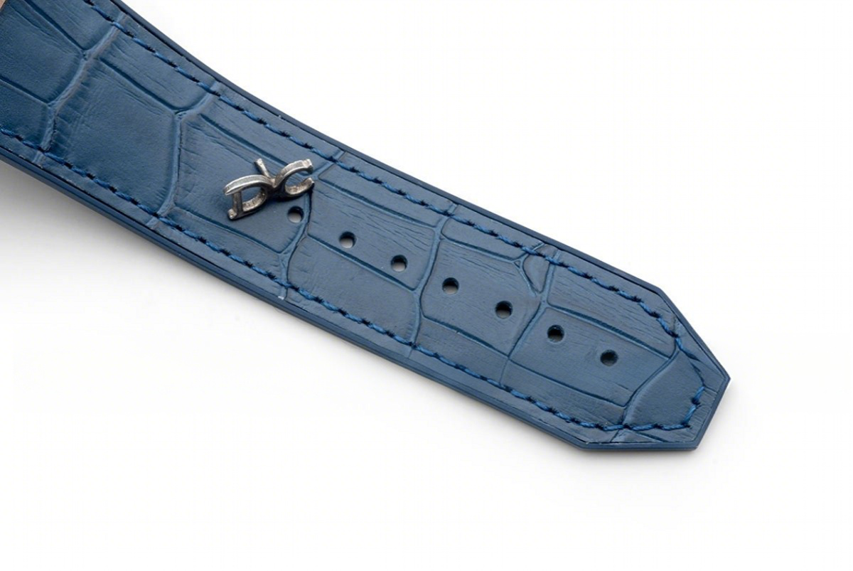 Hublot Classic Fusion Chronograph Blue Dial in Rose Gold-fasswatch