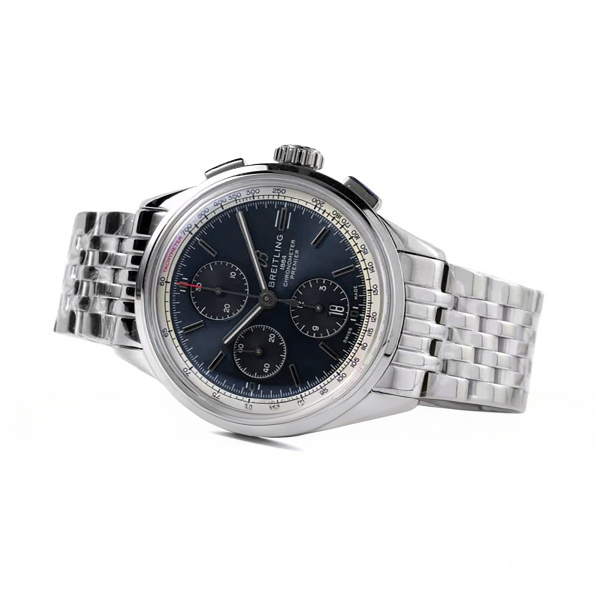 Breitling Premier Chronograph 42 Black Dial Ref: A13315351B1A1-fasswatch