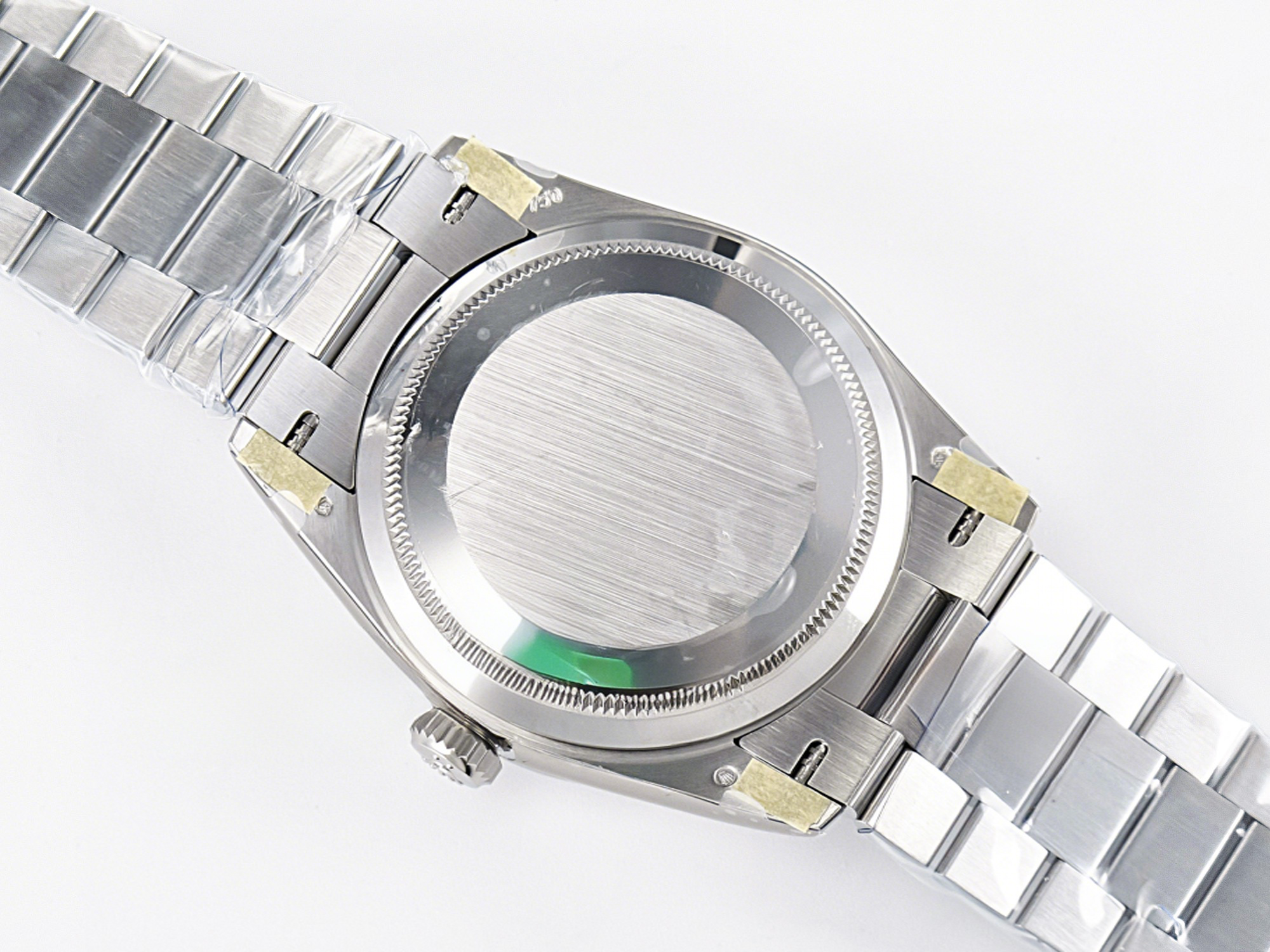 Rolex Daydate 128239 36mm Colour Jigsaw Puzzle SS QHF Best Edition Turquoise Blue Dial on SS President Bracelet A2834-fasswatch