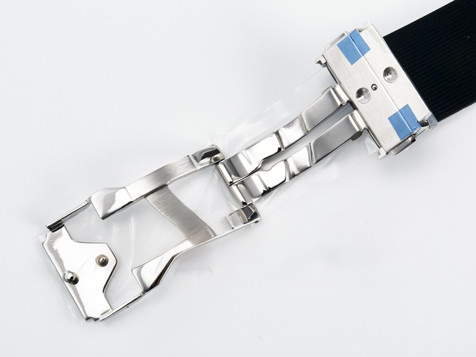 Hublot Classic Fusion Bang 42mm HBF 1:1 Best Edition Black Dial Diamonds Bezel on Black Rubber Strap A2892-fasswatch