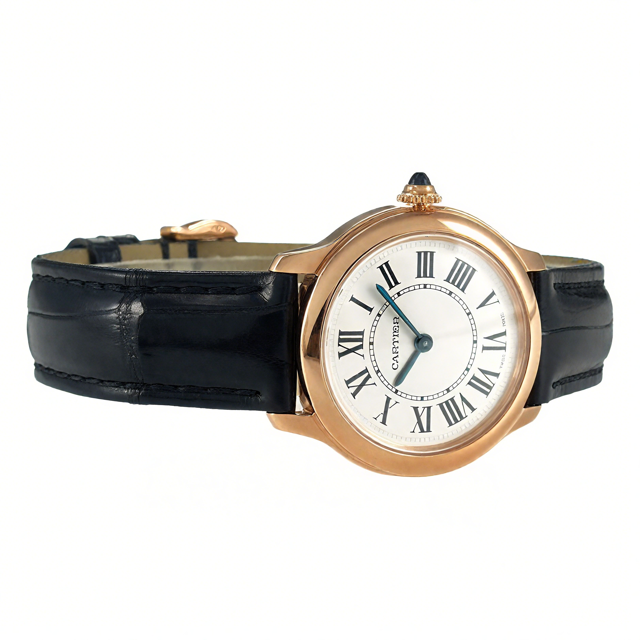 Cartier Ronde Must De Cartier 29mm White Dial in Rose Gold-fasswatch