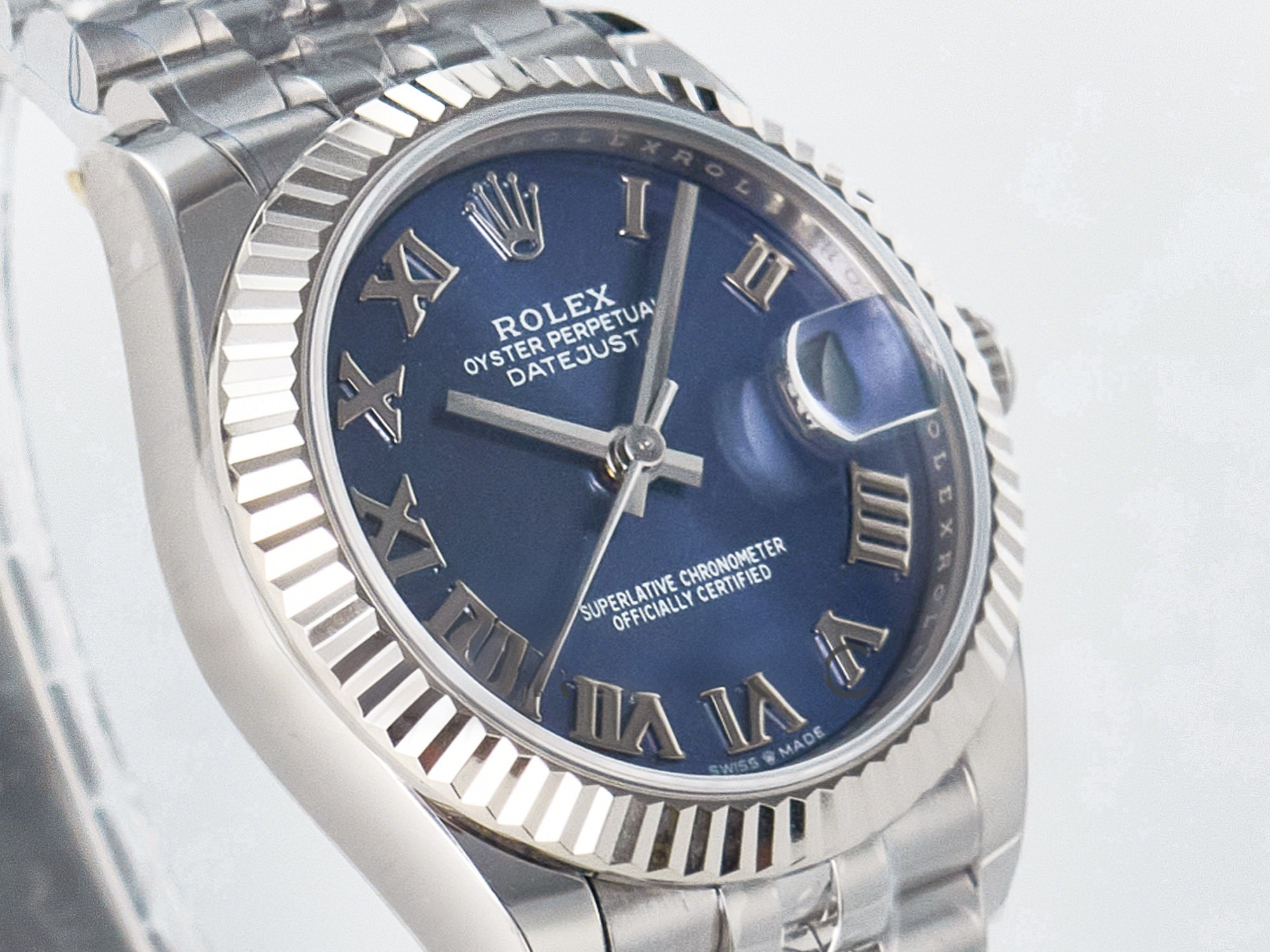 Rolex DateJust 31 278274 ARF 1:1 Best Edition 904L Steel Blue Roman Dial on SS Jubilee Bracelet ETA 2688-fasswatch