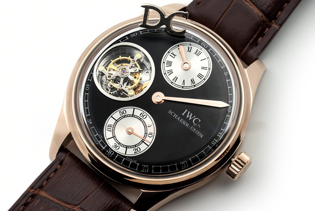 IWC Portuguese Regulator Tourbillon IW5446 Grey Dial in Rose Gold-fasswatch