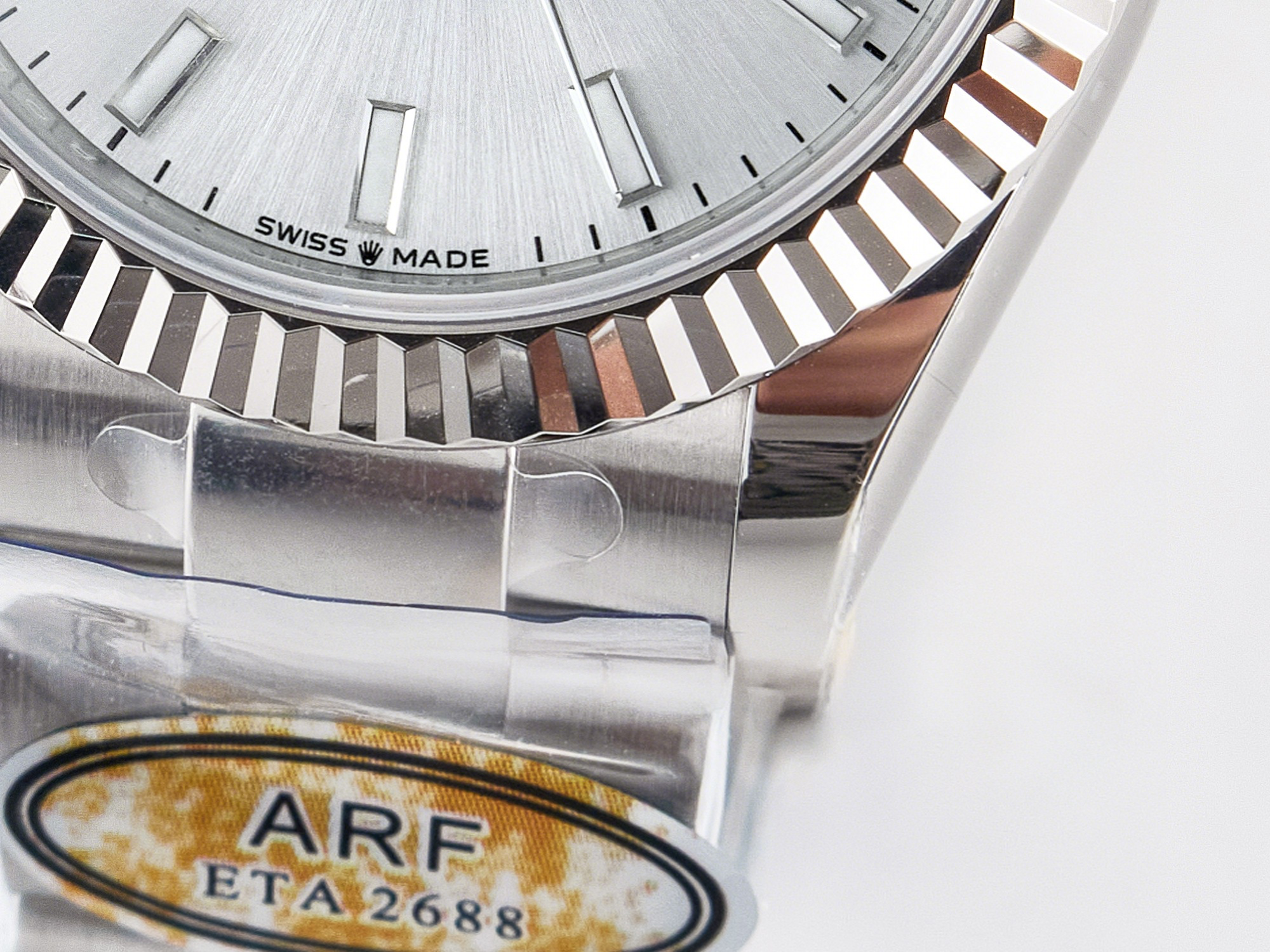 Rolex DateJust 31 278274 ARF 1:1 Best Edition 904L Steel Silver Dial Stick Marker on SS Oyster Bracelet ETA 2688-fasswatch